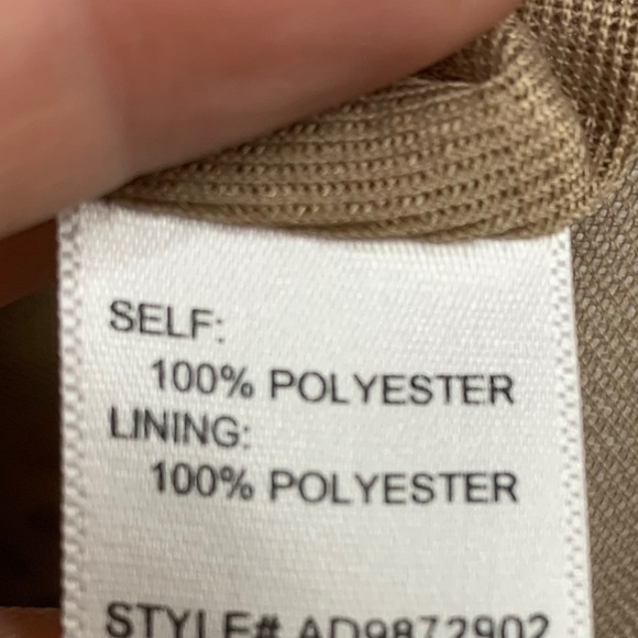 ASTR The Label Strappy Animal Print Dress Tan/Navy - Picture 5 of 5